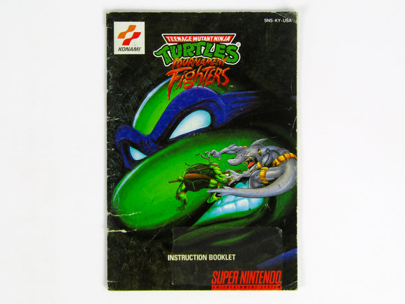 Teenage Mutant Ninja Turtles Tournament Fighters [Manual] (Super Nintendo / SNES)