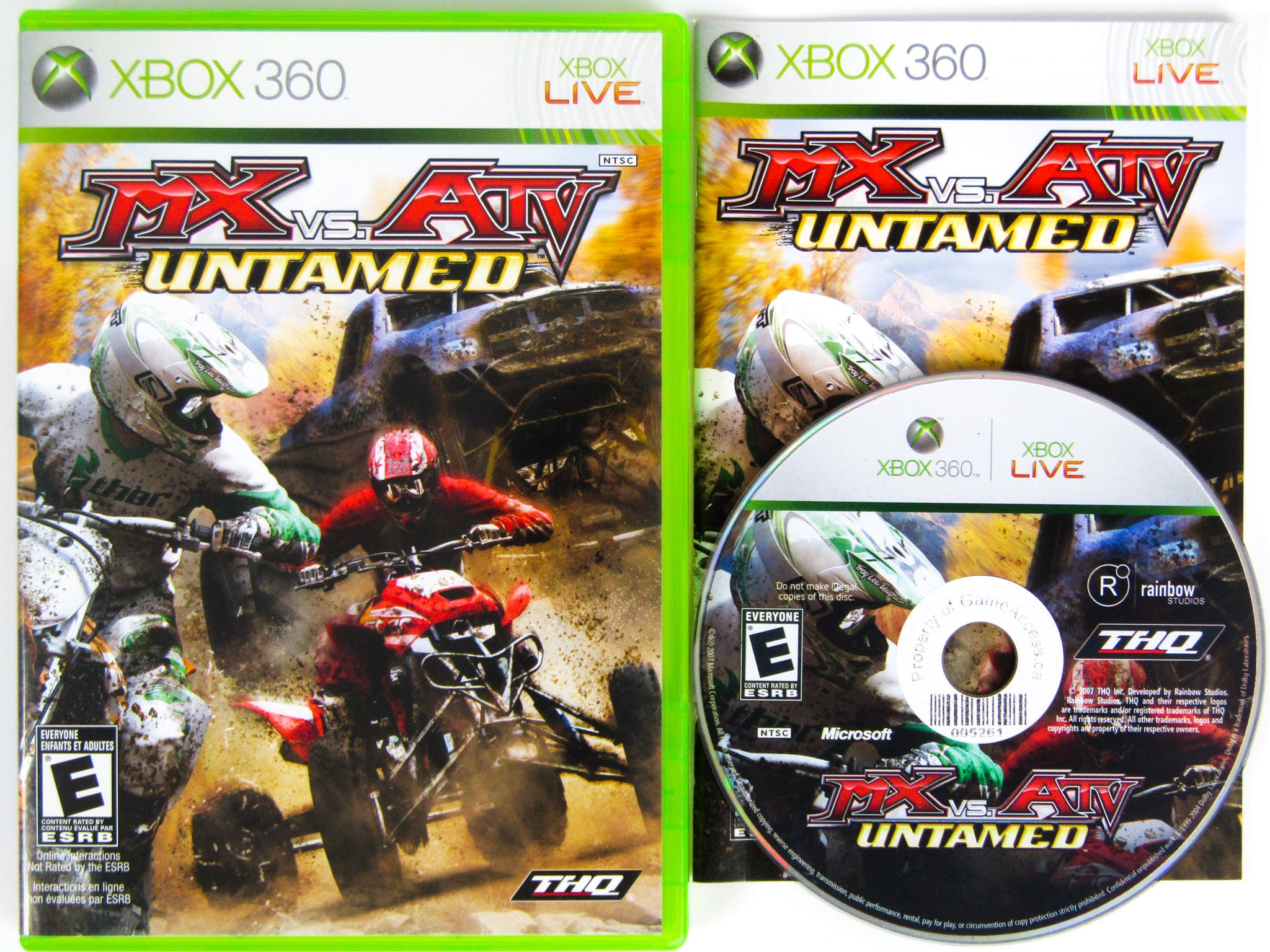 Jogo MX vs. ATV: Untamed Xbox 360 THQ em Promoção é no Bondfaro