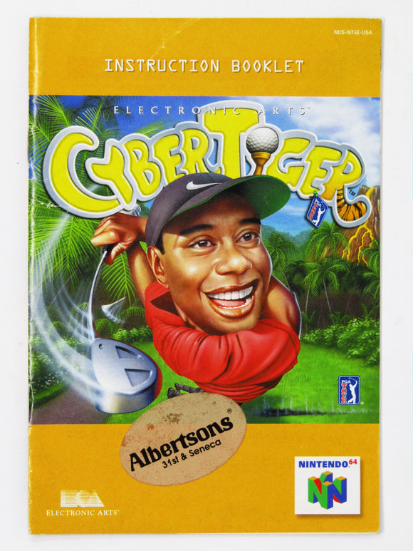 CyberTiger [Manual] (Nintendo 64 / N64)