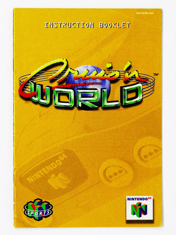 Cruis'n World [Manual] (Nintendo 64 / N64)