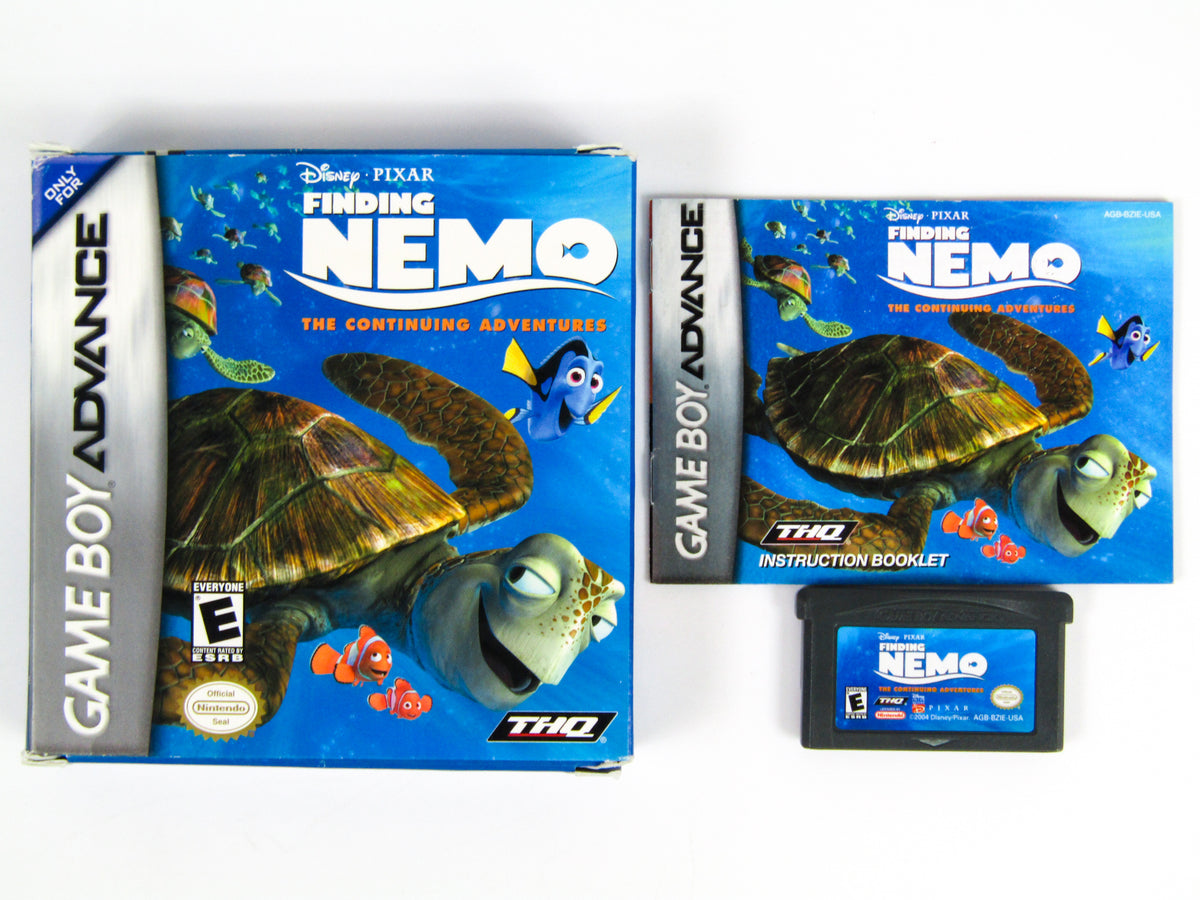 Finding Nemo The Continuing Adventures (Game Boy Advance / GBA) – RetroMTL