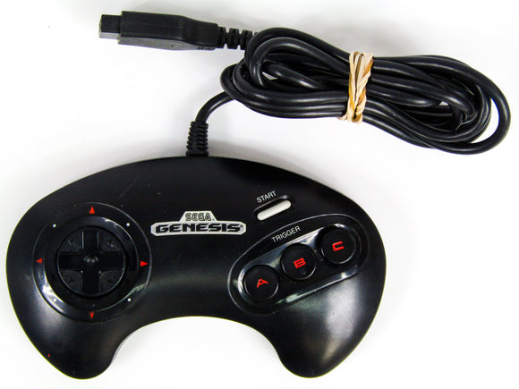 Sega Genesis 3 Button Controller [Red Button] (Sega Genesis)