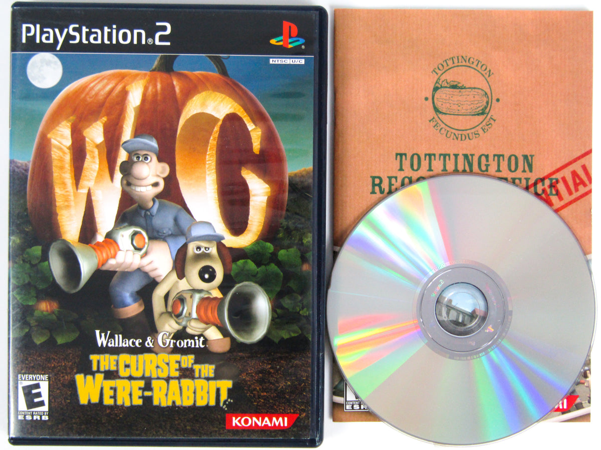 Wallace and Gromit Curse of the Were Rabbit (Playstation 2 / PS2 ...