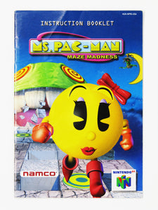 Ms. Pac-Man Maze Madness [Manual] (Nintendo 64 / N64)