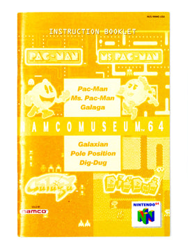 Namco Museum [Manual] (Nintendo 64 / N64)