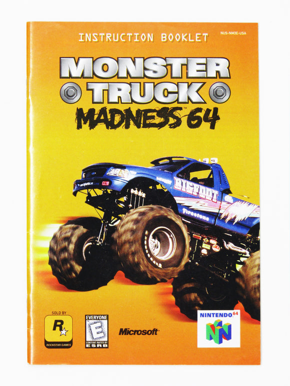 Monster Truck Madness [Manual] (Nintendo 64 / N64)