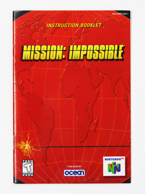 Mission Impossible [Manual] (Nintendo 64 / N64)