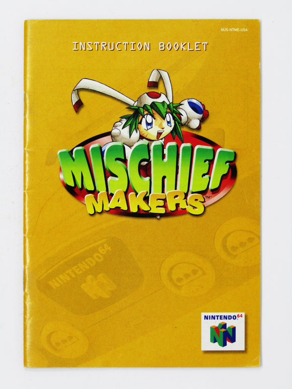 Mischief Makers [Manual] (Nintendo 64 / N64)