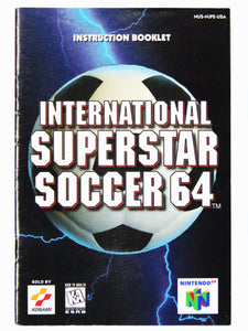 International Superstar Soccer 64 [Manual] (Nintendo 64 / N64)