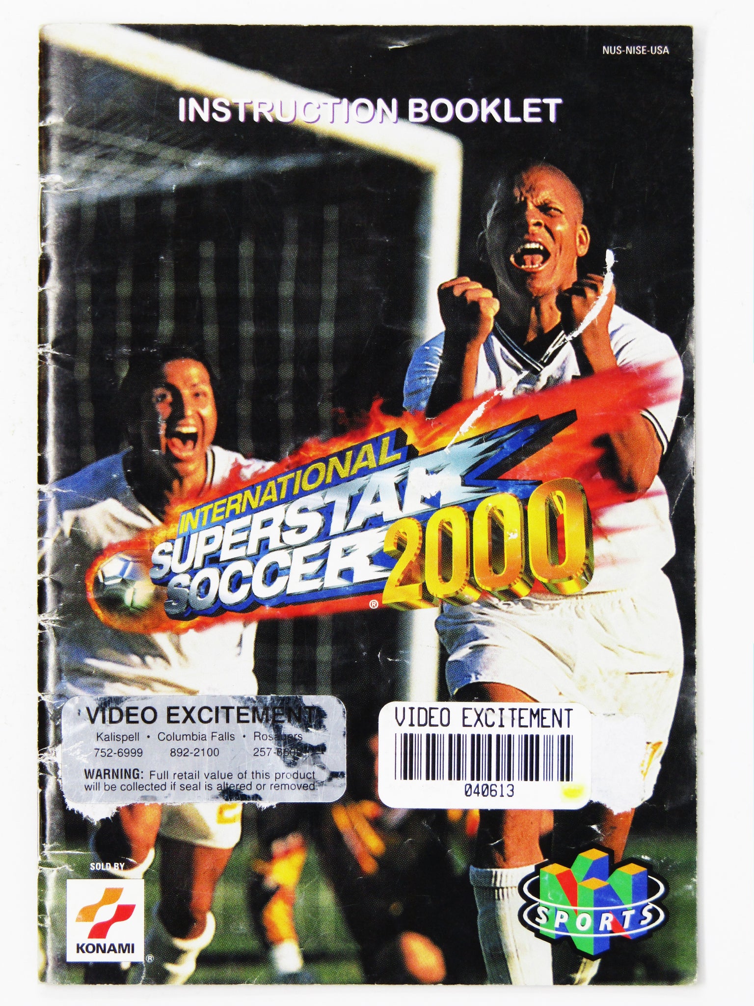 International Superstar Soccer 2000 ISS - Nintendo 64 Videogame - Editorial  use only Stock Photo - Alamy