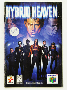Hybrid Heaven [Manual] (Nintendo 64 / N64)