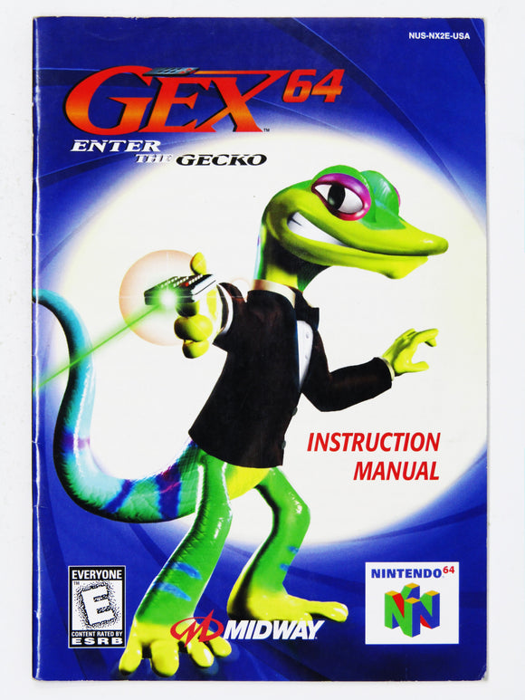 Gex 64 [Manual] (Nintendo 64 / N64)