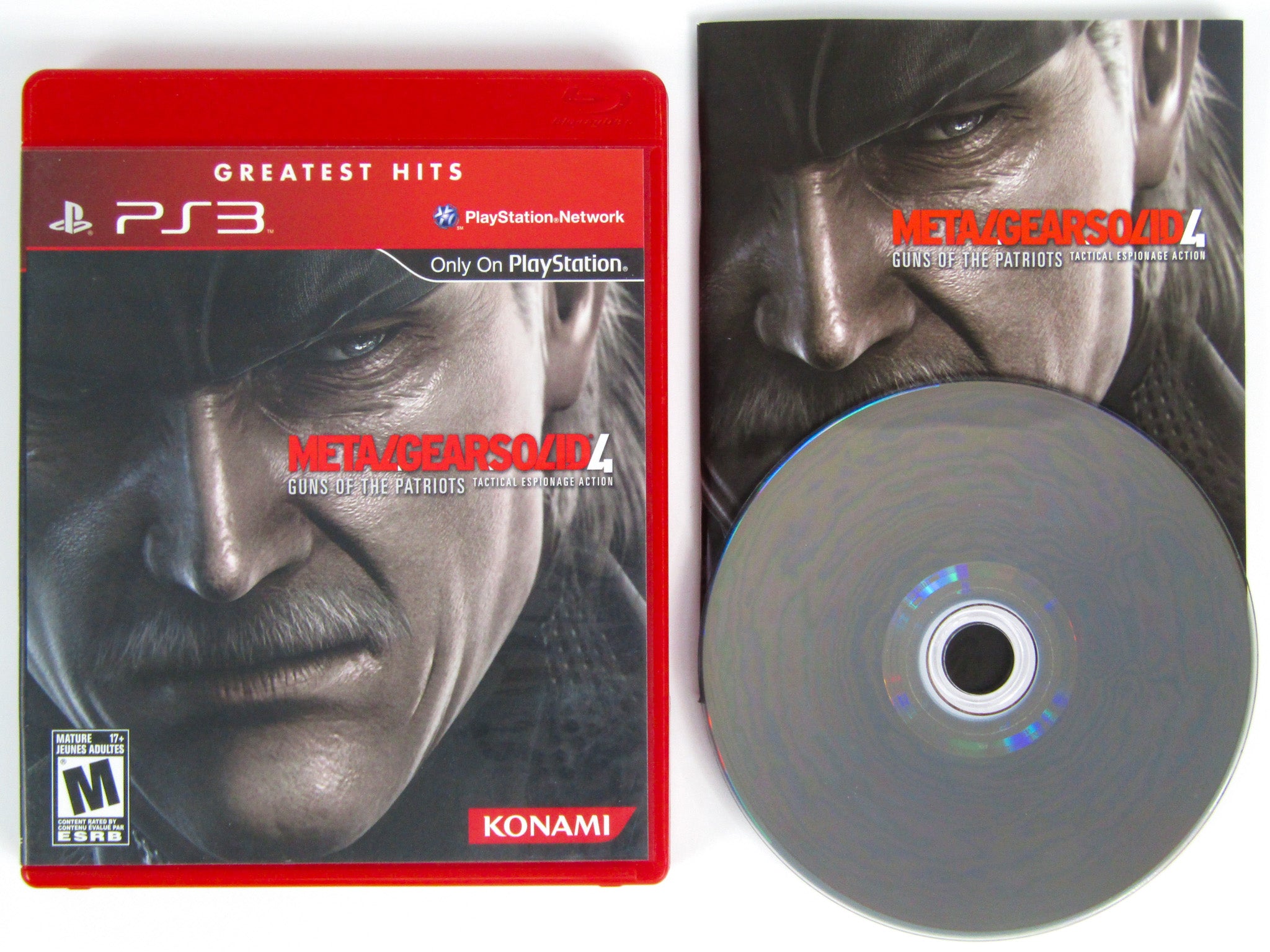 Metal Gear Solid 4 Guns of the Patriots Greatest Hits - PS3 - New, Factory  Seal