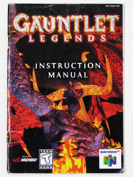 Gauntlet Legends [Manual] (Nintendo 64 / N64)