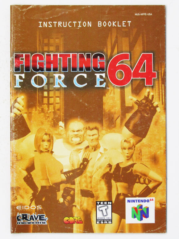 Fighting Force 64 [Manual] (Nintendo 64 / N64)
