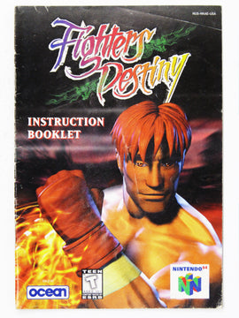 Fighters Destiny [Manual] (Nintendo 64 / N64)