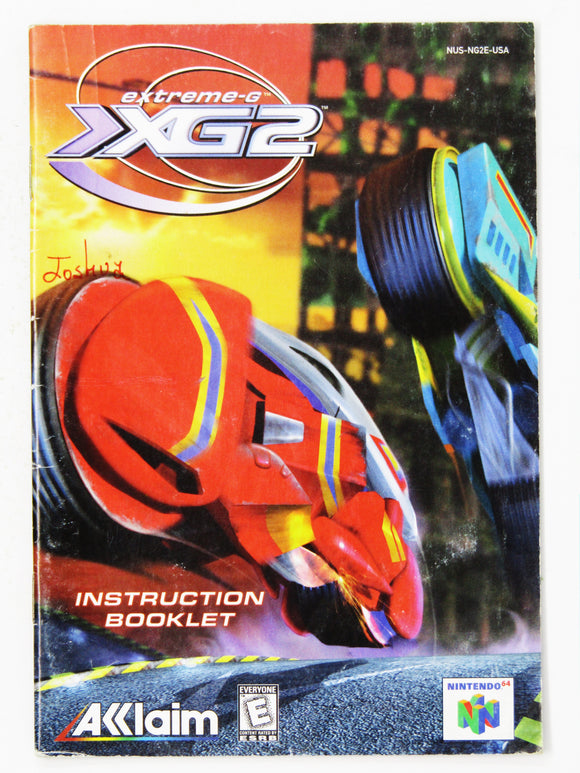XG2 Extreme-G 2 [Manual] (Nintendo 64 / N64)