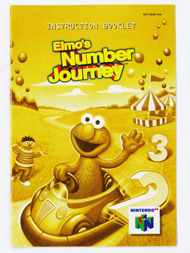 Elmo's Number Journey [Manual] (Nintendo 64 / N64)