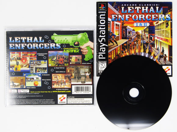 Lethal Enforcers 1 And 2 (Playstation / PS1)