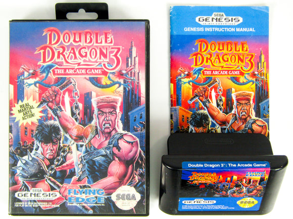 Double Dragon III 3 The Arcade Game (Sega Genesis)