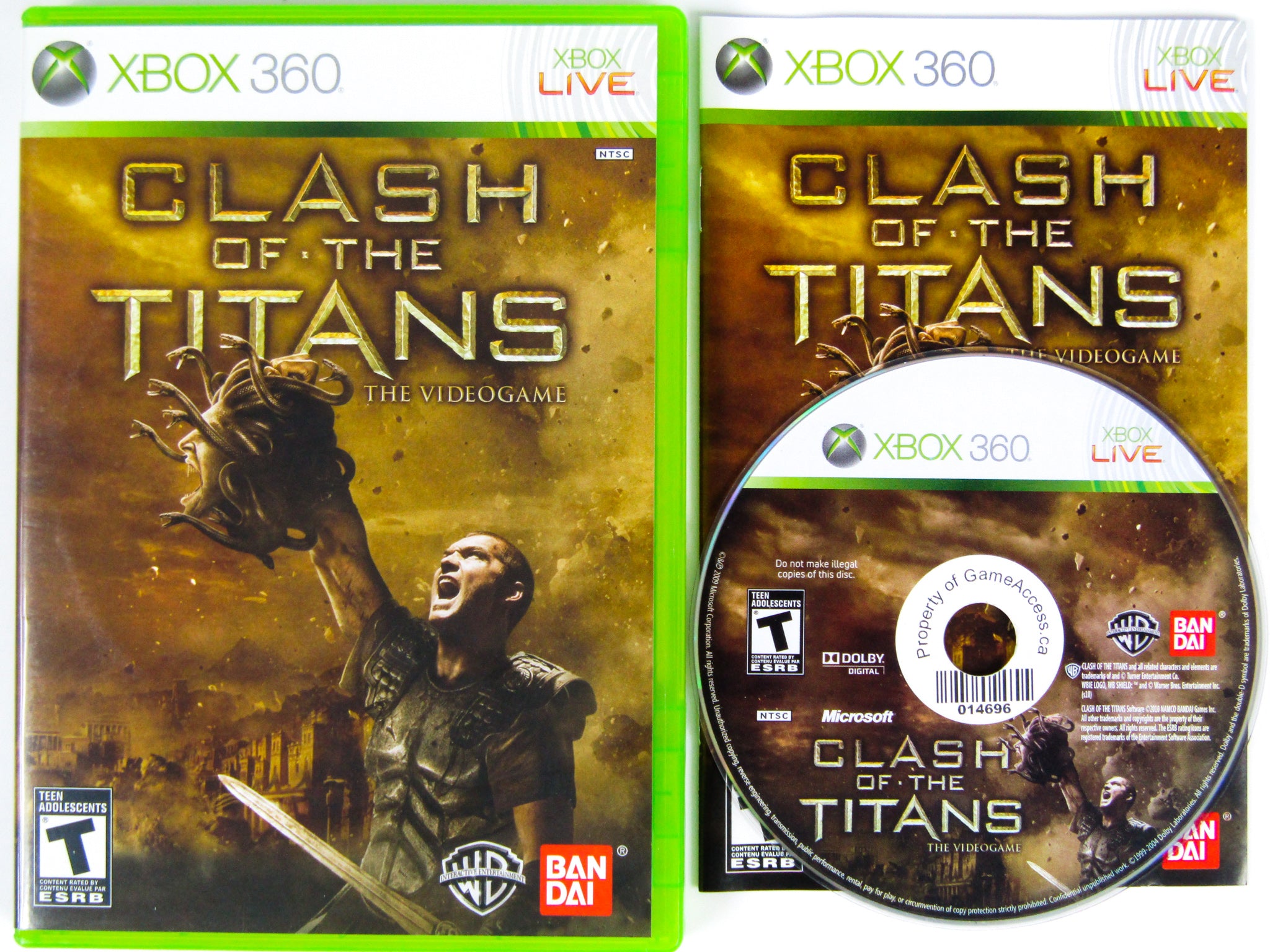 Clash Of The Titans (Xbox 360) – Retro MTL