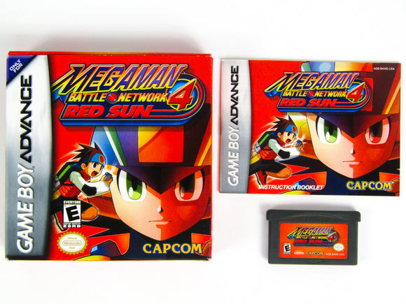 Mega Man Battle Network 4 Red Sun (Game Boy Advance / GBA)