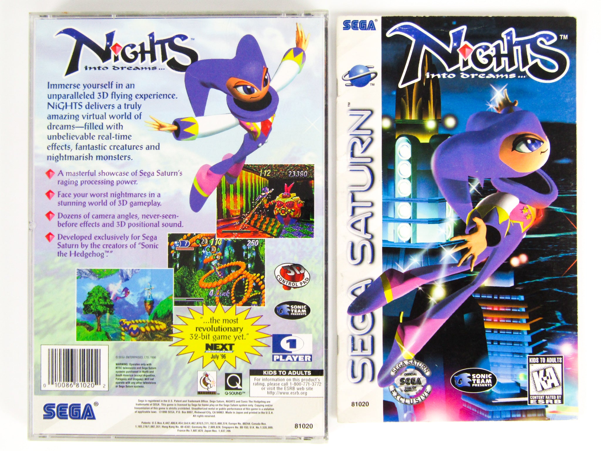 Nights Into Dreams (Sega Saturn) – Retro MTL