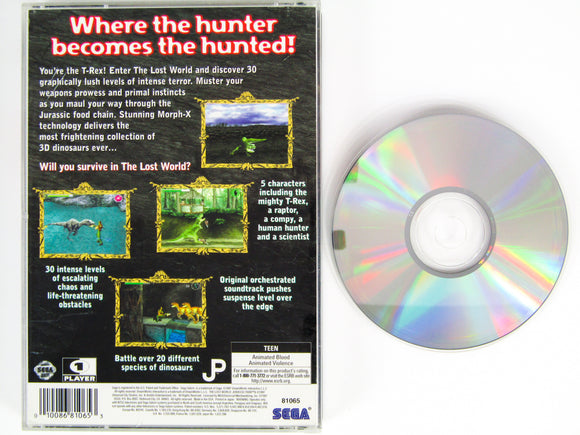 Lost World Jurassic Park (Sega Saturn)