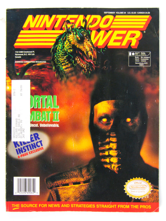 Mortal Kombat II [Volume 64] [Nintendo Power] (Magazines)