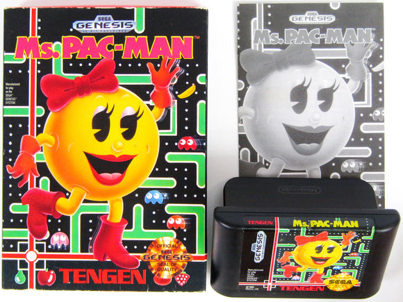 Ms. Pac-Man [Cardboard Box] (Sega Genesis)