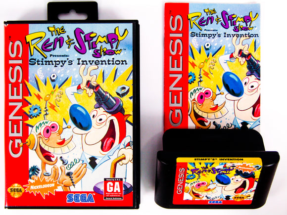 The Ren And Stimpy Show Stimpy's Invention (Sega Genesis)