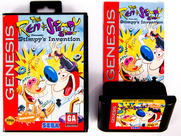 The Ren And Stimpy Show Stimpy s Invention Sega Genesis RetroMTL the-ren-and-stimpy-show-stimpy-s-invention-sega-genesis-retromtl