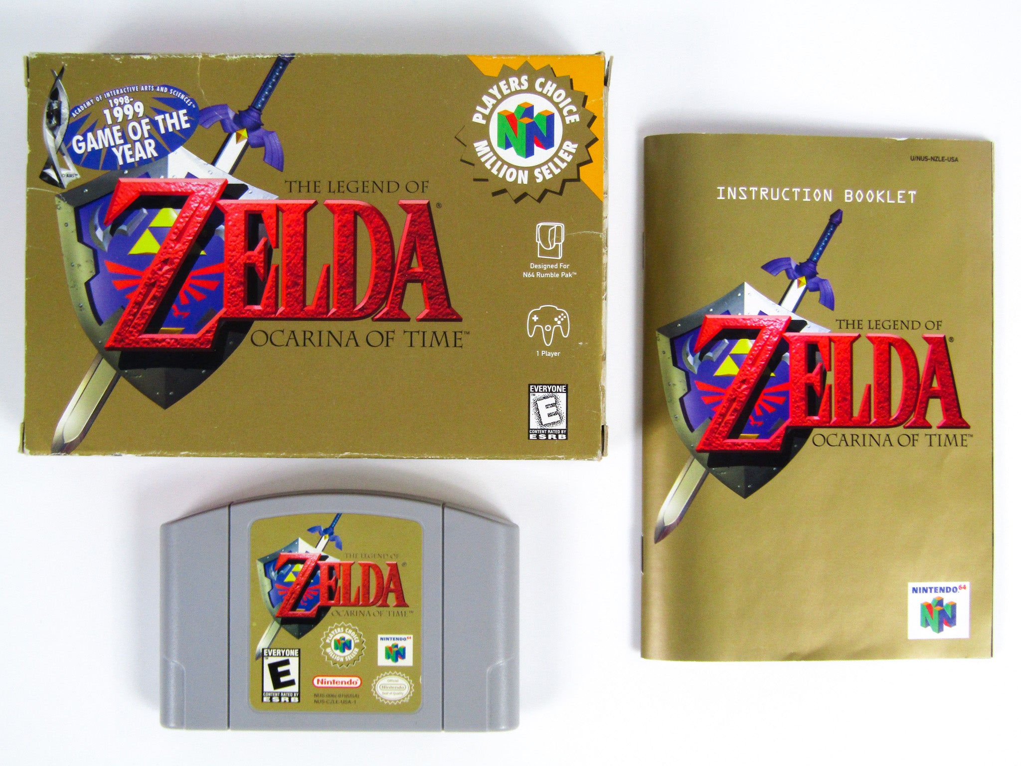 Nintendo, The Legend of Zelda: Ocarina of Time, Nintendo 64, 1998.