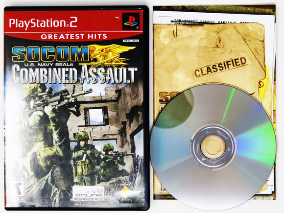 SOCOM US Navy Seals Combined Assault [Greatest Hits] (Playstation 2 / PS2)