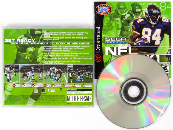NFL 2K1 [Not For Resale] (Sega Dreamcast)