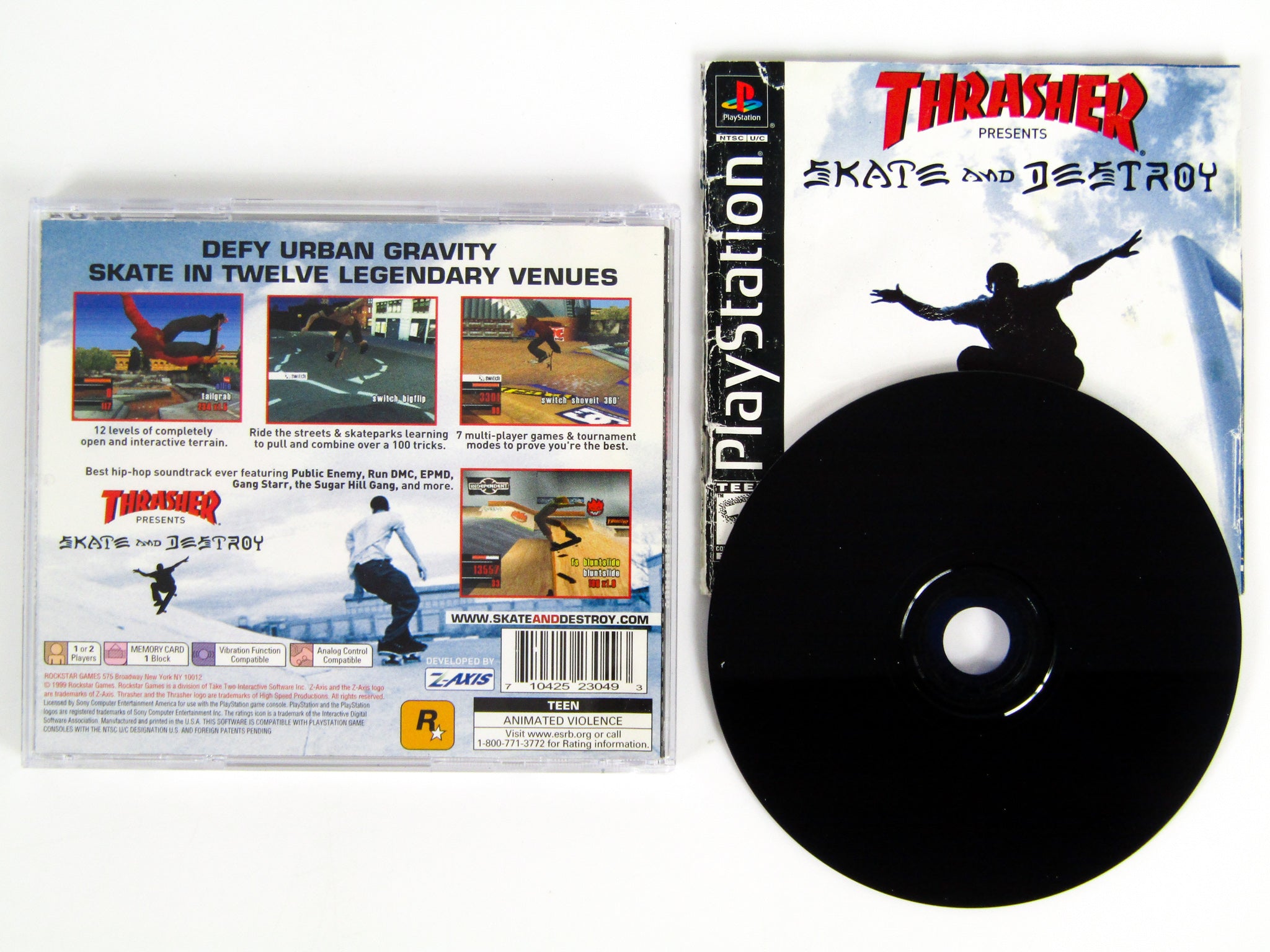 Thrasher: Skate and Destroy PS1 (Seminovo) - Play n' Play