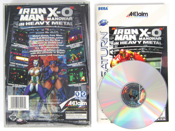 Iron Man X-O Manowar In Heavy Metal (Sega Saturn)