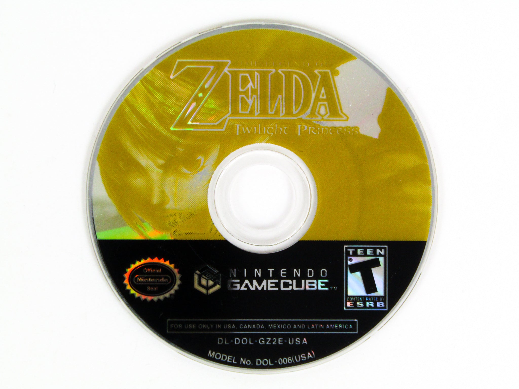 Zelda Twilight Princess for Nintendo GameCube disc online only