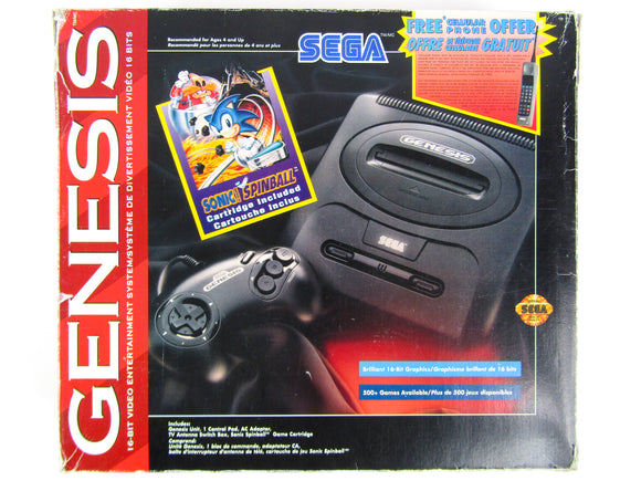 Sega Genesis System Model 2 [Sonic Spinball Edition]