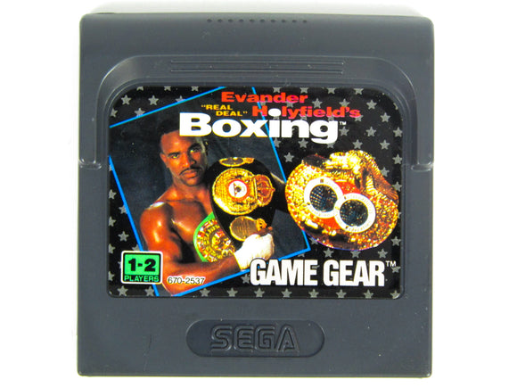 Evander Holyfield's Real Deal Boxing (Sega Game Gear)