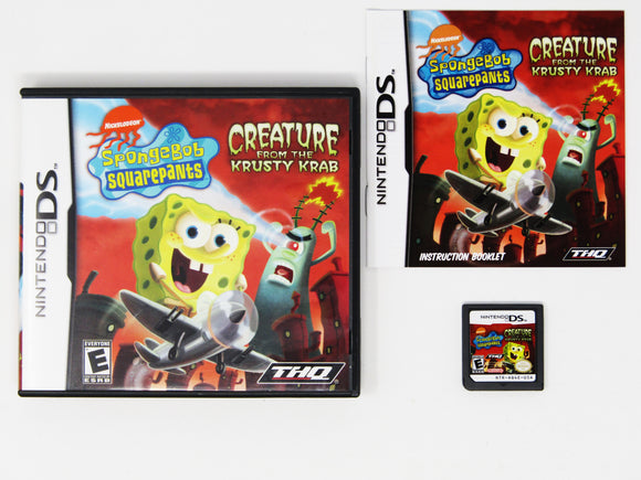 Spongebob Squarepants Creature From The Krusty Krab Nintendo Ds