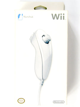 White Wii Nunchuk Controller (Nintendo Wii)