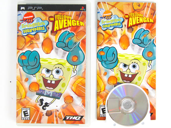 SpongeBob SquarePants The Yellow Avenger (Playstation Portable / PSP)