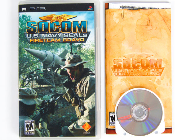 Socom U.S. Navy Seals Fireteam Bravo 2 Sony PSP Game – Retro Gamer Heaven