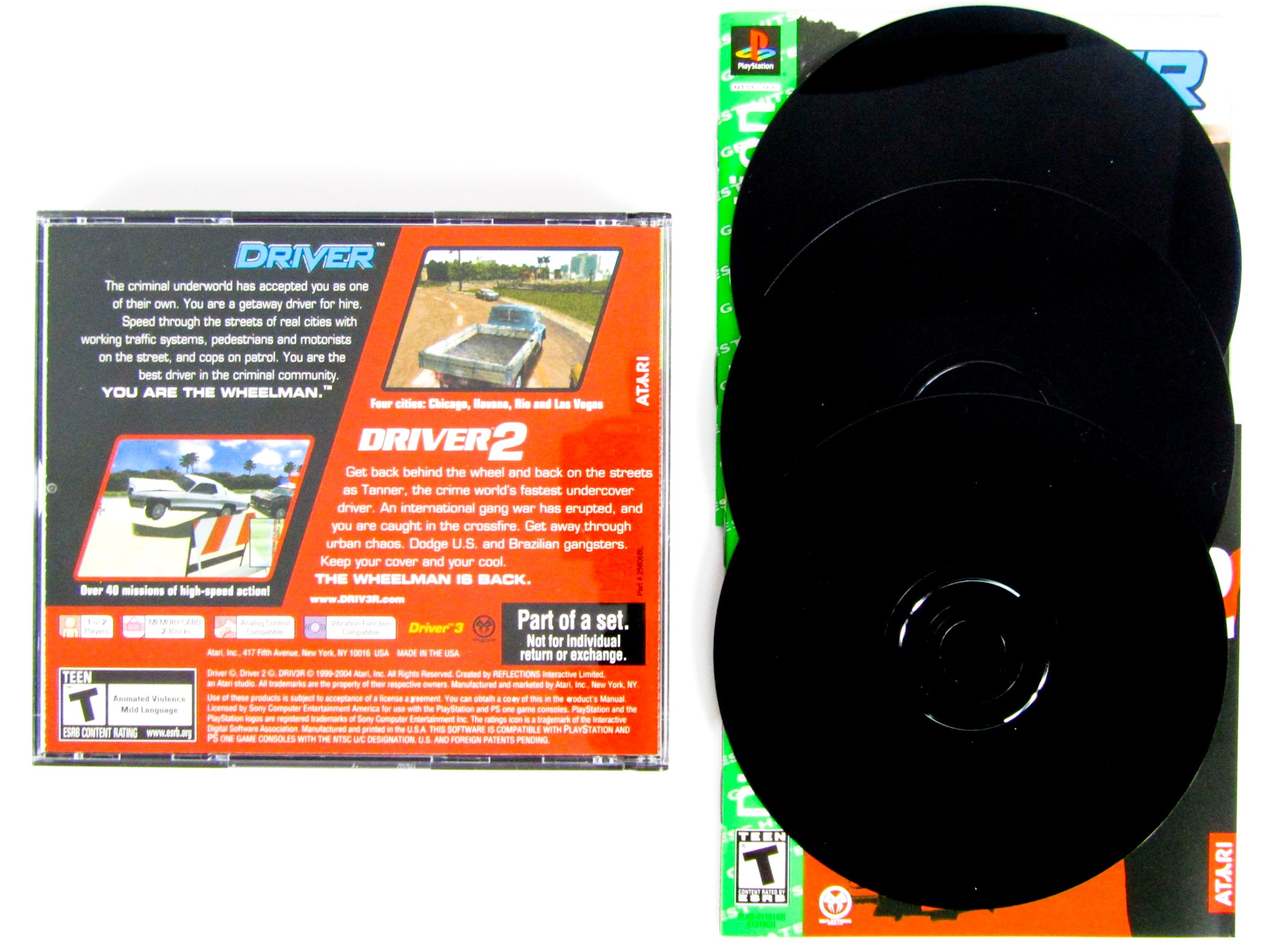 Driver 1 And 2 Compilation (PlayStation / PS1) – Retro MTL