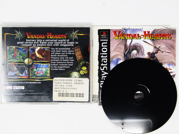 Vandal Hearts (Single Case) (Playstation / PS1)