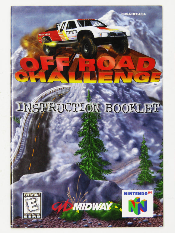 Off Road Challenge [Manual] (Nintendo 64 / N64)