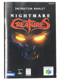 Nightmare Creatures [Manual] (Nintendo 64 / N64)