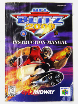 NFL Blitz 2000 [Manual] (Nintendo 64 / N64)