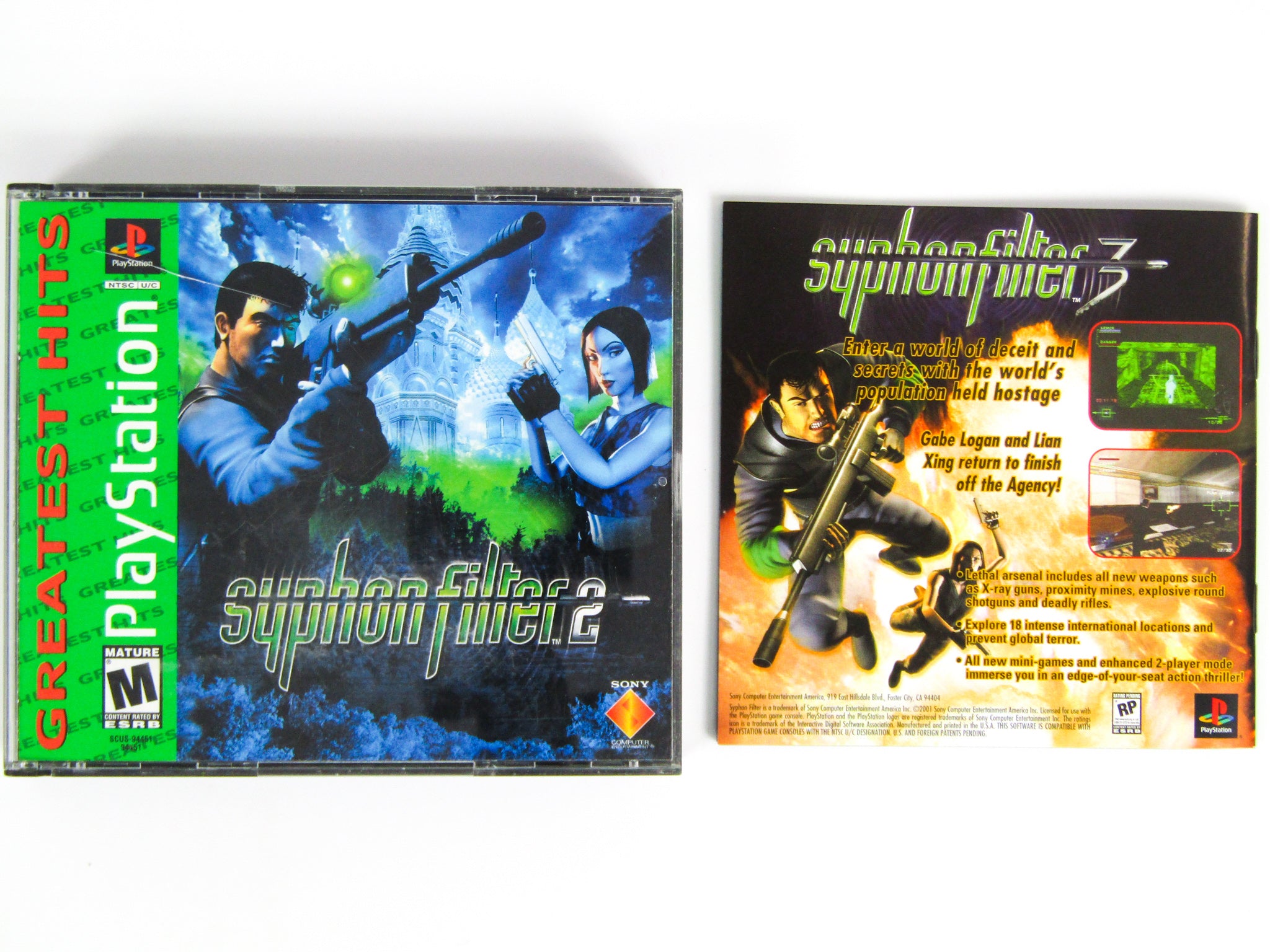 Syphon Filter 2 - PS1 (Gebraucht) in St.gallen für CHF 15 - mit Syphon Filter 2 - PS1 (Gebraucht) in St.gallen für CHF 15 - mit